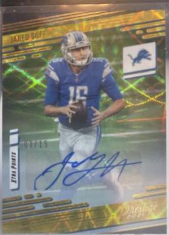Jared Goff [Xtra Points Signature Premium Gold] #54