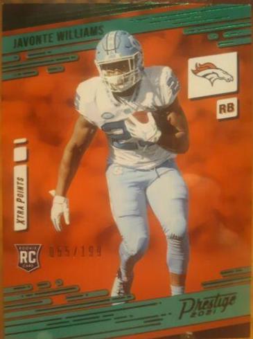 Javonte Williams [Xtra Points Premium Green] #226