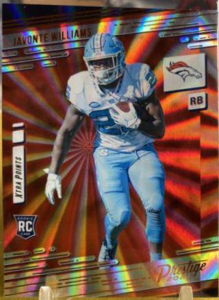 Javonte Williams [Xtra Points Sunburst] #226