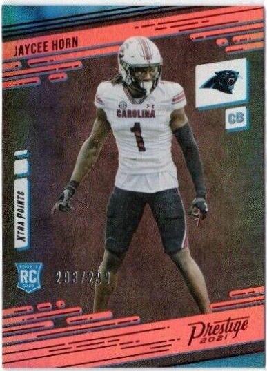 Jaycee Horn [Xtra Points Premium Red] #246