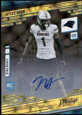 Jaycee Horn [Xtra Points Signature Premium Gold] #246