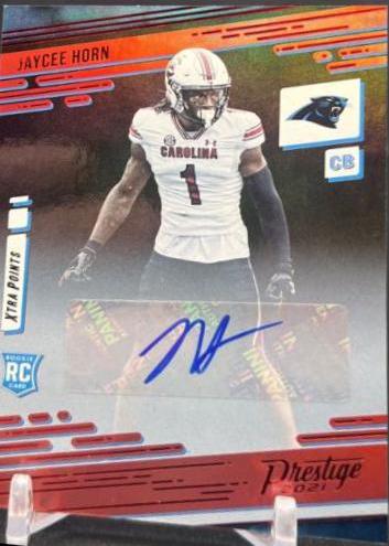 Jaycee Horn [Xtra Points Signature Premium Platinum] #246