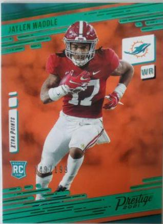 Jaylen Waddle [Xtra Points Green] #213