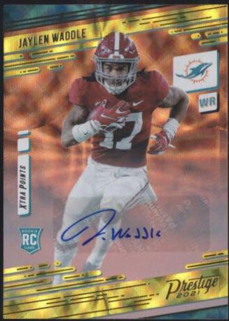 Jaylen Waddle [Xtra Points Premium Gold] #213