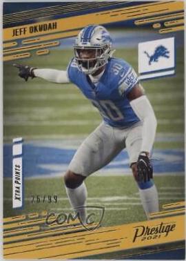 Jeff Okudah [Xtra Points Gold] #56