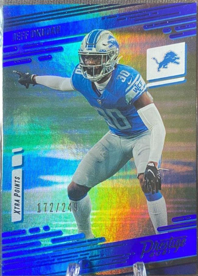 Jeff Okudah [Xtra Points Premium Blue] #56