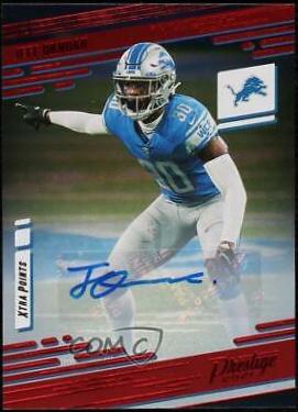 Jeff Okudah [Xtra Points Signature Premium Red] #56