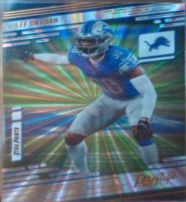 Jeff Okudah [Xtra Points Sunburst] #56