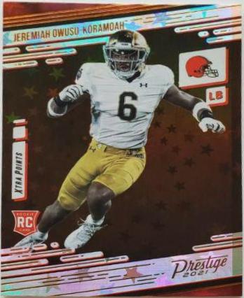 Jeremiah Owusu Koramoah [Xtra Points Astral] #249