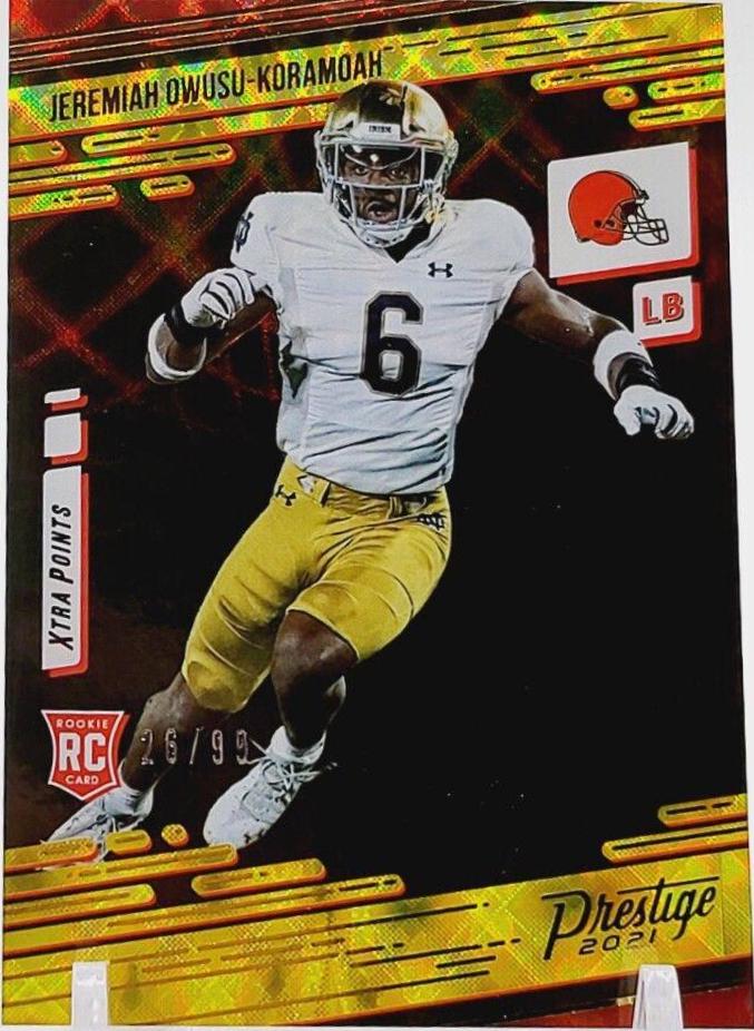 Jeremiah Owusu Koramoah [Xtra Points Gold] #249