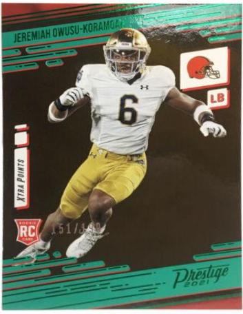 Jeremiah Owusu Koramoah [Xtra Points Green] #249