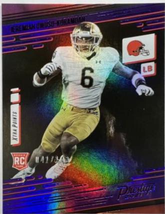 Jeremiah Owusu Koramoah [Xtra Points Premium Purple] #249
