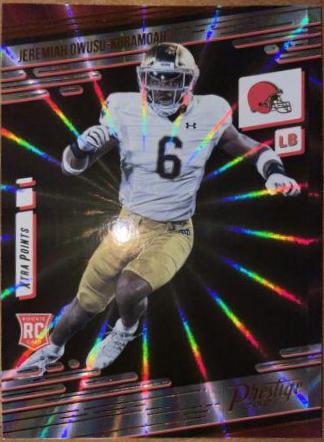 Jeremiah Owusu Koramoah [Xtra Points Sunburst] #249