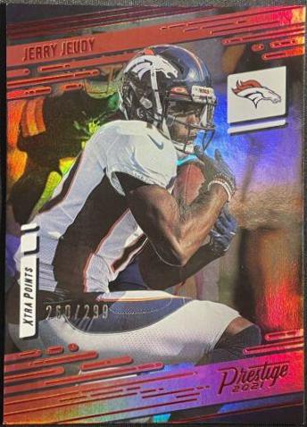 Jerry Jeudy [Xtra Points Premium Red] #39
