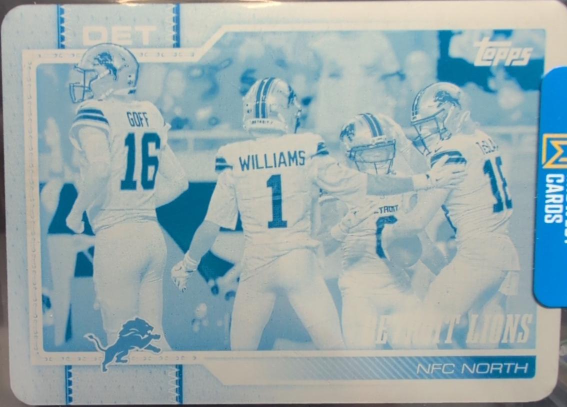 Detroit Lions [Printing Plate] #273