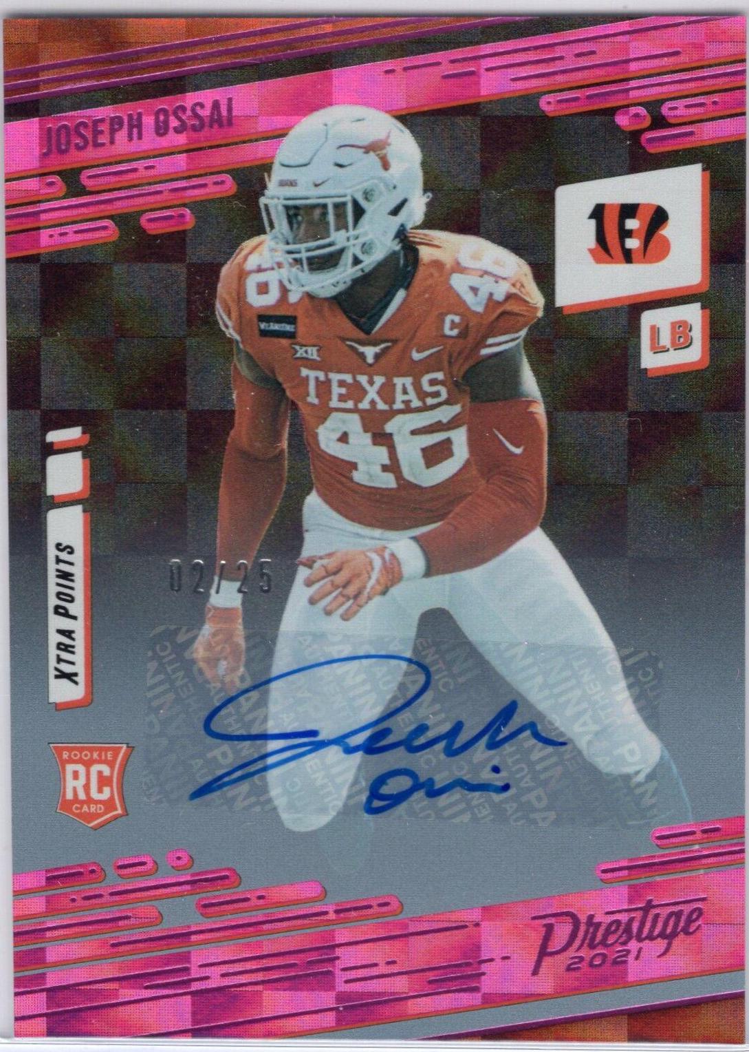 Joseph Ossai [Xtra Points Signature Premium Pink] #257