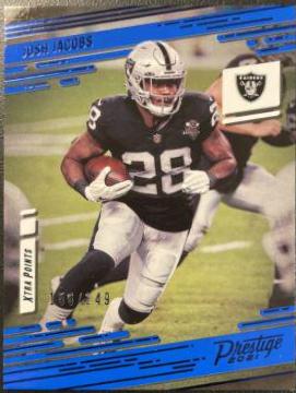 Josh Jacobs [Xtra Points Blue] #142