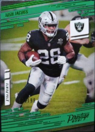 Josh Jacobs [Xtra Points Green] #142