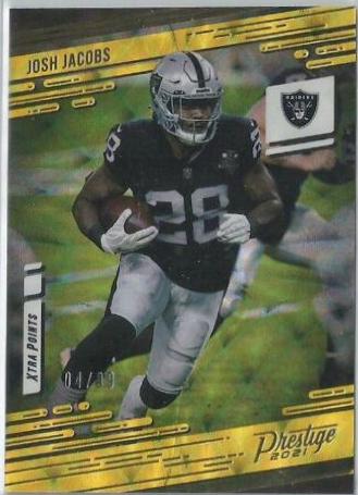 Josh Jacobs [Xtra Points Premium Gold] #142