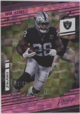 Josh Jacobs [Xtra Points Premium Pink] #142