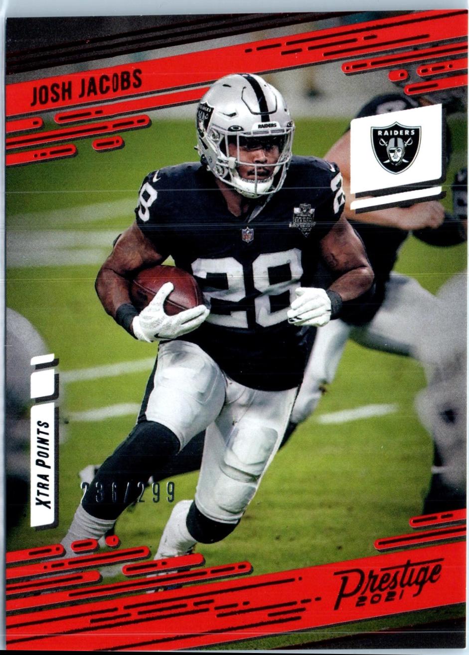 Josh Jacobs [Xtra Points Premium Red] #142