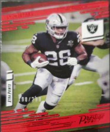 Josh Jacobs [Xtra Points Red] #142