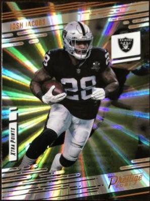 Josh Jacobs [Xtra Points Sunburst] #142