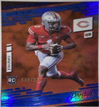 Justin Fields [Xtra Points Blue] #203