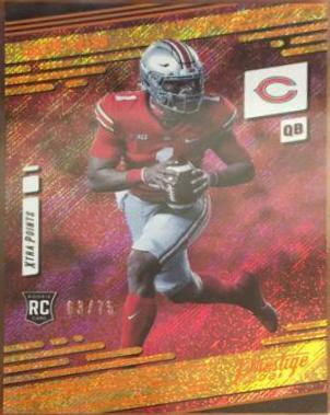 Justin Fields [Xtra Points Orange] #203
