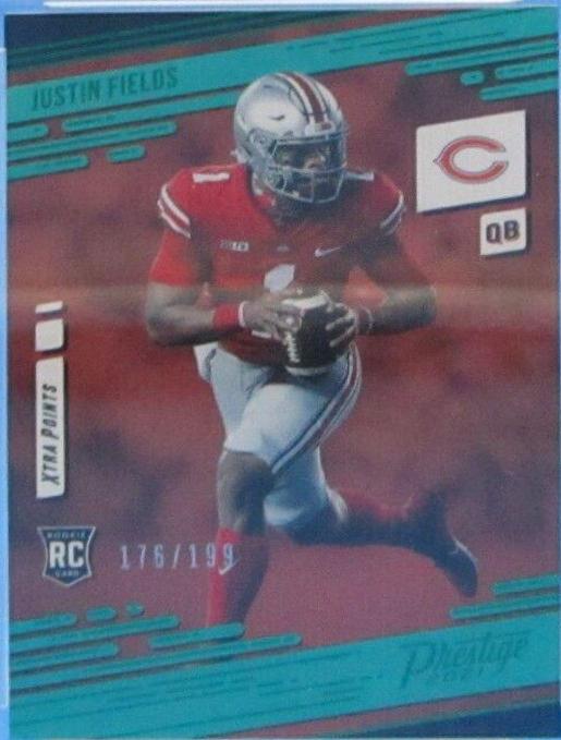 Justin Fields [Xtra Points Premium Green] #203