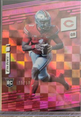 Justin Fields [Xtra Points Premium Pink] #203