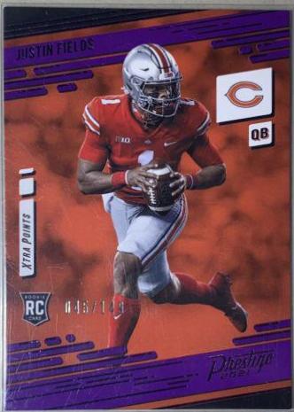 Justin Fields [Xtra Points Premium Purple] #203