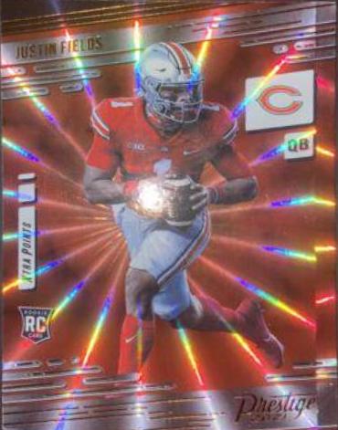 Justin Fields [Xtra Points Sunburst] #203