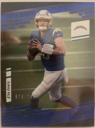 Justin Herbert [Xtra Points Blue] #192