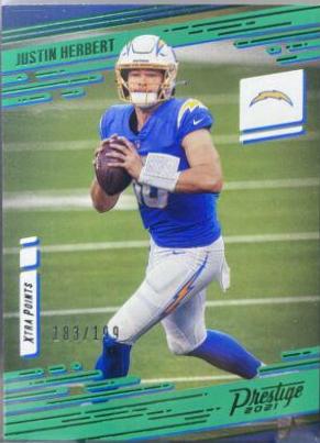 Justin Herbert [Xtra Points Green] #192