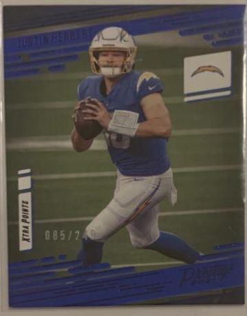 Justin Herbert [Xtra Points Premium Blue] #192