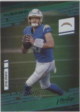 Justin Herbert [Xtra Points Premium Green] #192