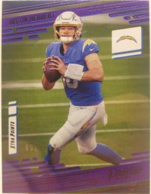 Justin Herbert [Xtra Points Purple] #192