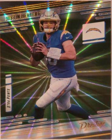 Justin Herbert [Xtra Points Sunburst] #192