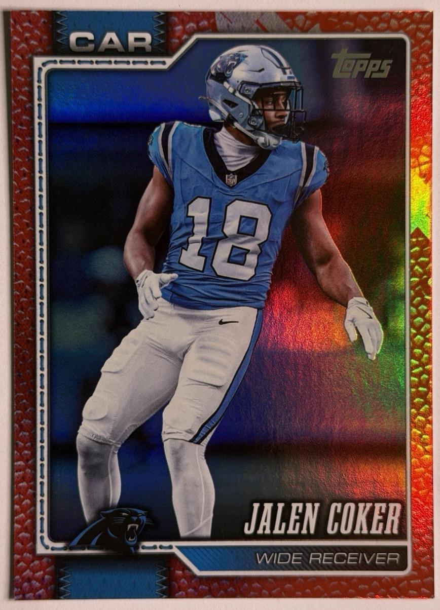 Jalen Coker [Football Red] #210