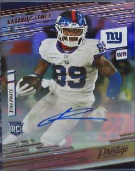 Kadarius Toney [Xtra Points Signature Premium Gold] #214
