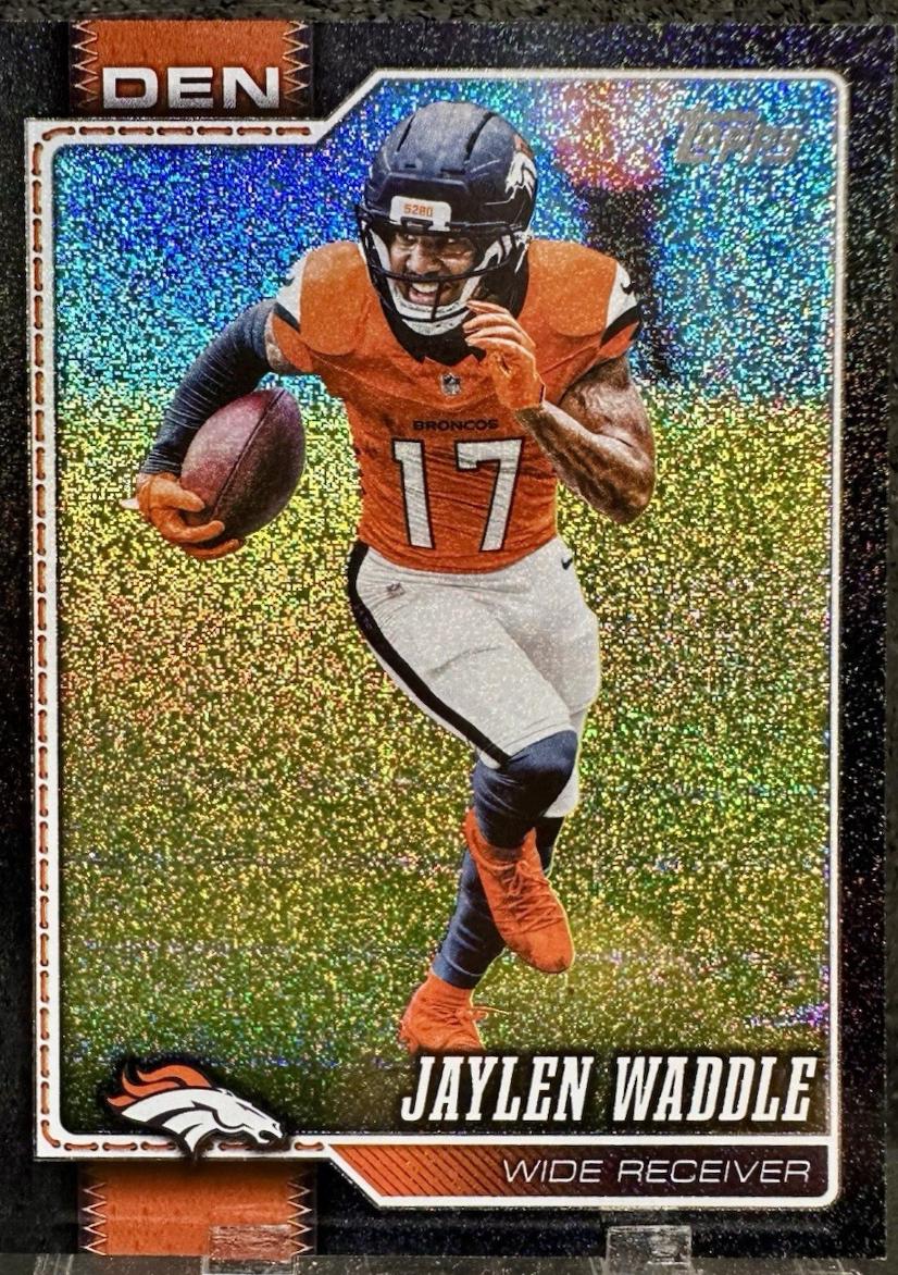Jaylen Waddle [Sandglitter Black] #125
