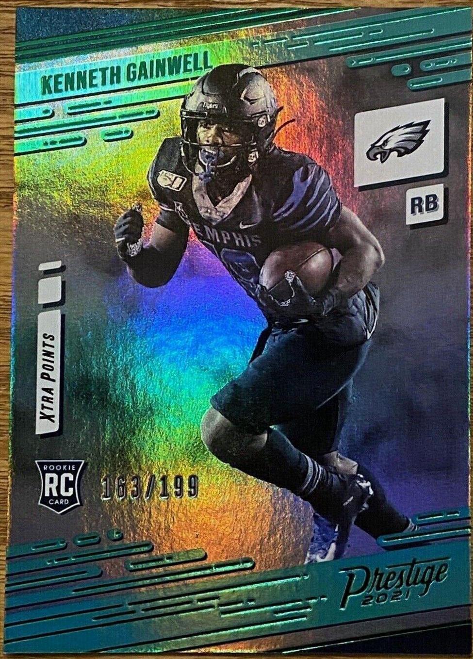 Kenneth Gainwell [Xtra Points Green] #217
