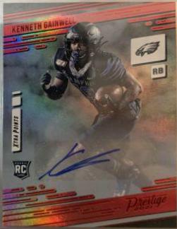 Kenneth Gainwell [Xtra Points Premium Red] #217
