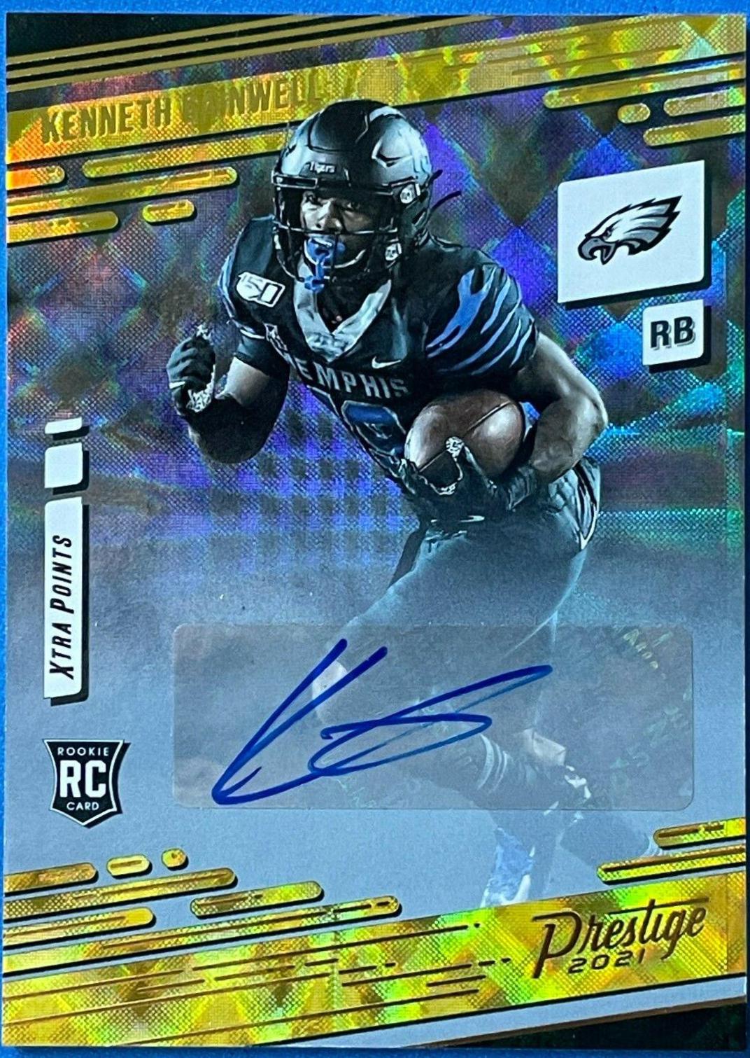 Kenneth Gainwell [Xtra Points Signature Premium Gold] #217