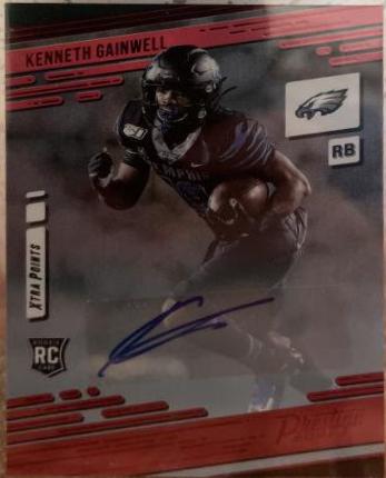 Kenneth Gainwell [Xtra Points Signature Premium Red] #217