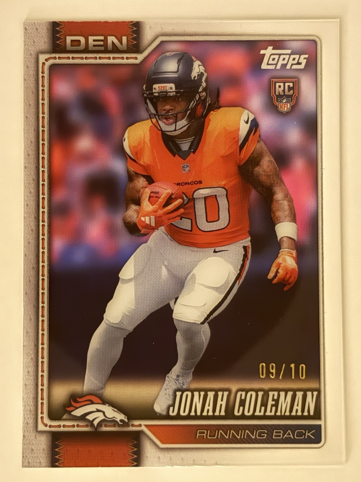 Jonah Coleman [Clear Variation] #312