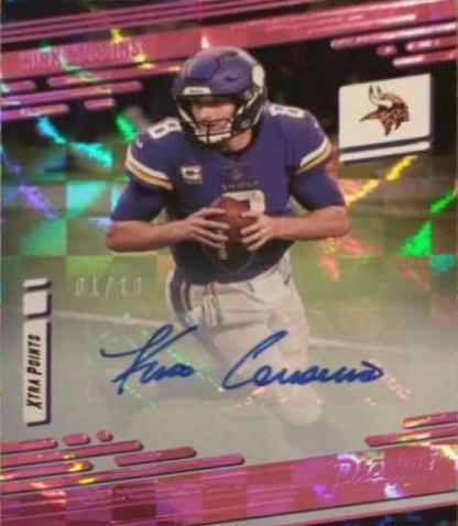 Kirk Cousins [Xtra Points Signature Premium Pink] #159