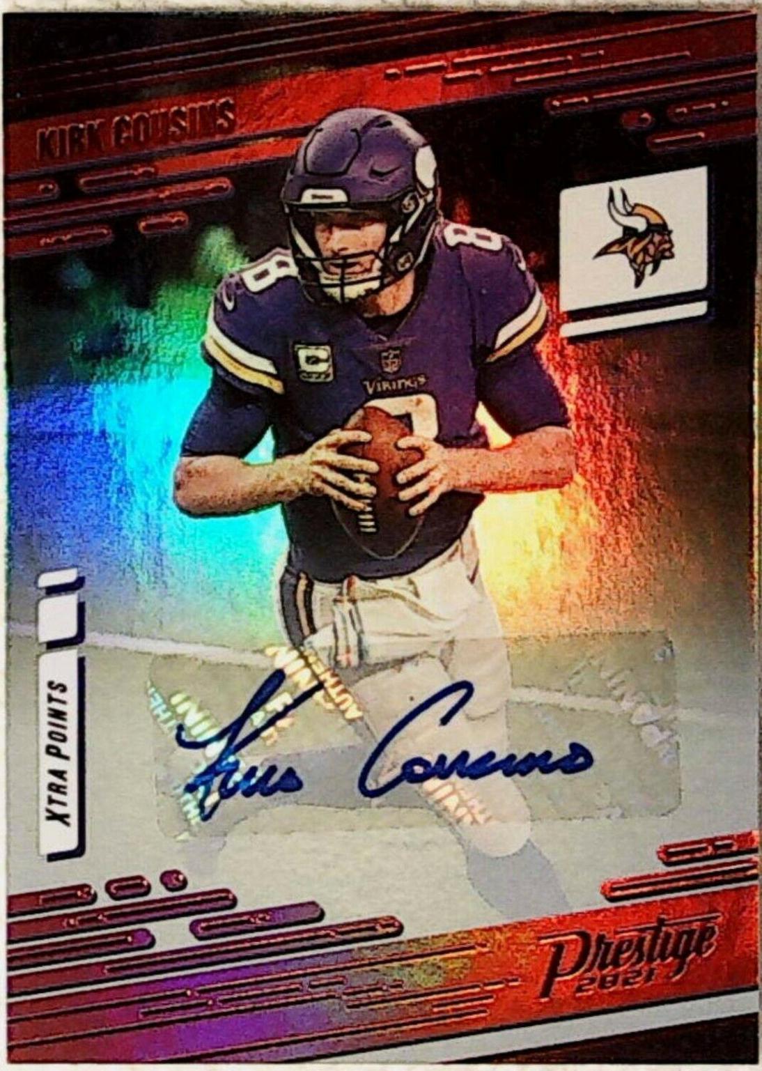 Kirk Cousins [Xtra Points Signature Premium Red] #159
