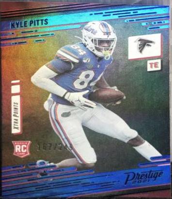 Kyle Pitts [Xtra Points Blue] #210